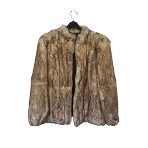 Classic Women's Faux Fur Teddy Jacket in Brown